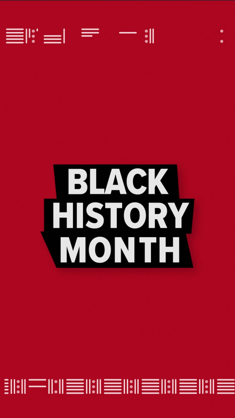 Black History Month graphic vertical