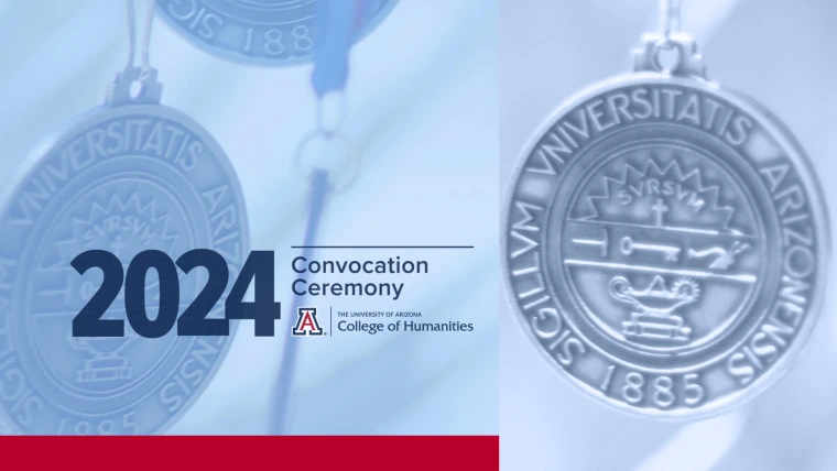 Convocation Graphic with swinging medallions
