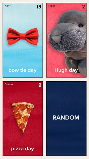 Random Holiday Graphic Open